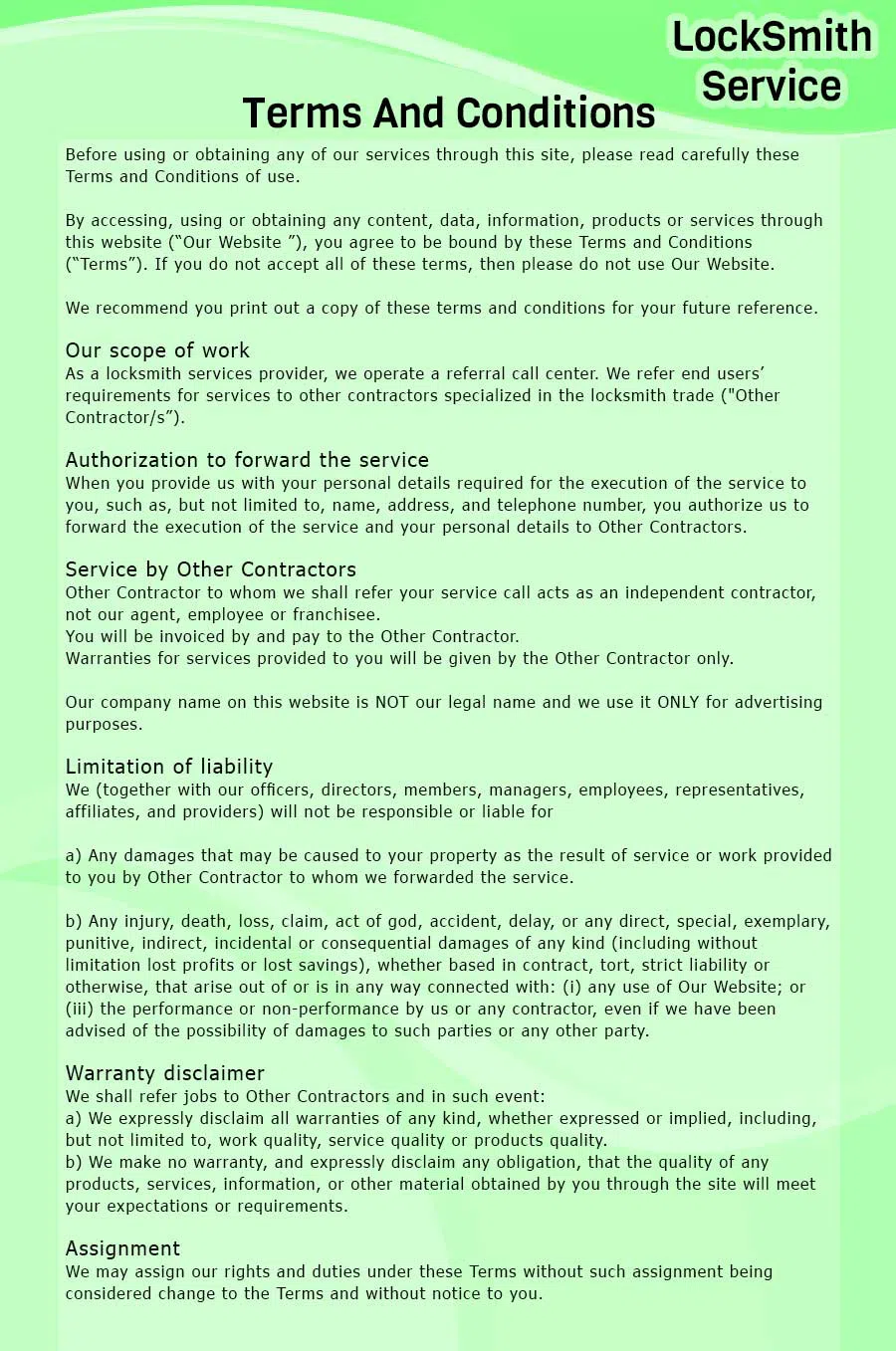 Los Angeles Galaxy Locksmith, Los Angeles, CA 310-579-9356 - terms-ls